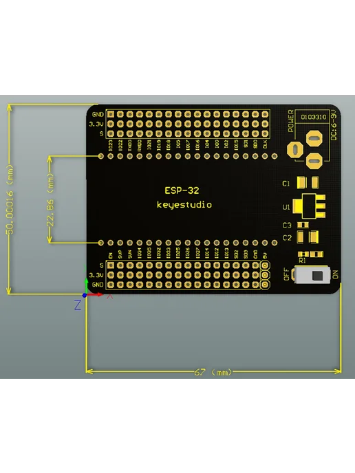keyestudio ESP32-IO Shield, Цвет ESP32-IO Shield, ESP32-IO Shield, фото 7