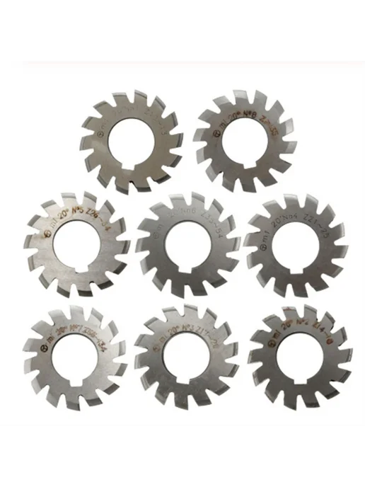 XZQSK TOOLS Мilling cutters NO.1-NO.8 M0.3 8PCS NO.1-NO.8, вариант, фото 4