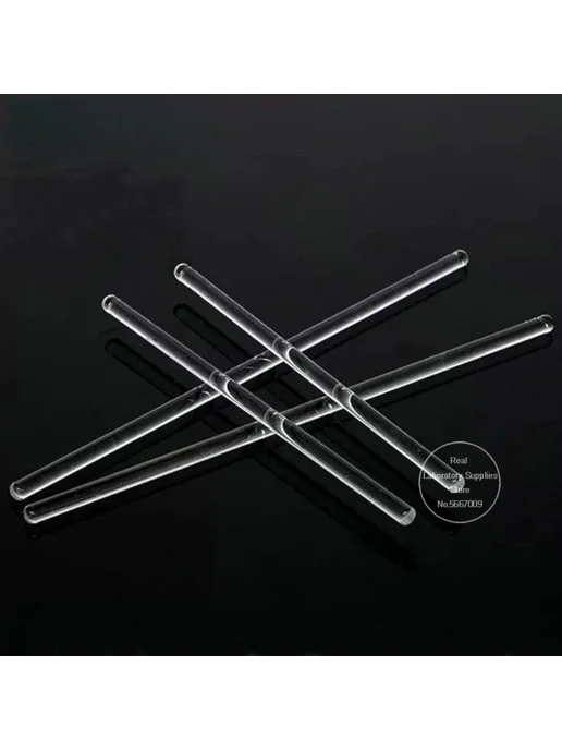 Нет бренда Стержни лабораторные боросиликатные 5x150 мм, 10 шт, 6x300 мм, 10 шт, фото 4