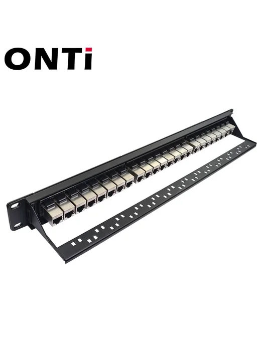 ONTi ONT-CPP-S 24-портовая экранированная патч-панель RJ45, вариант, фото 3