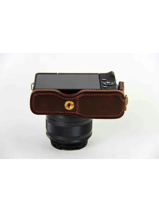 Cozyshot Кожаный чехол для Canon Eos M10 M100 M200 Коричневый, Coffee, коричневый