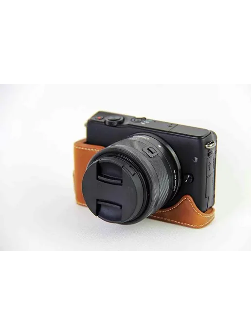 Cozyshot Кожаный чехол для Canon Eos M10 M100 M200 Коричневый, Coffee, коричневый, фото 4