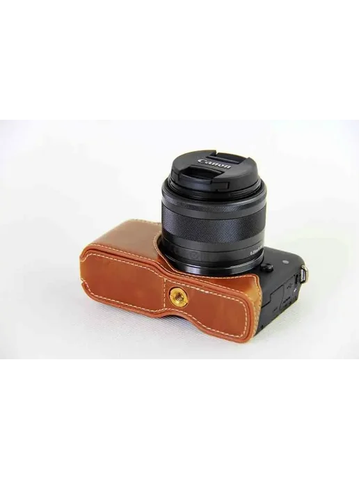 Cozyshot Кожаный чехол для Canon Eos M10 M100 M200 Коричневый, Coffee, коричневый, фото 6