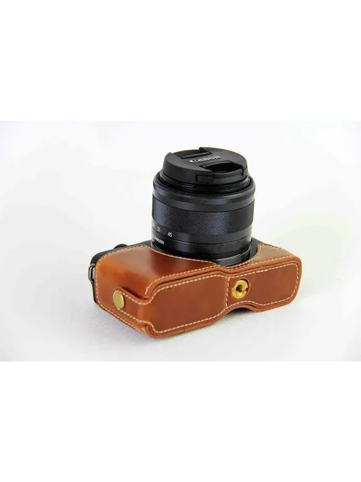 Cozyshot Кожаный чехол для Canon Eos M10 M100 M200 Коричневый, Coffee, коричневый, фото 7