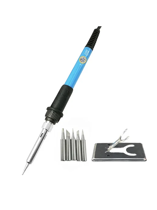 Нет бренда Электрический паяльник Lefavor 936 60 Вт США, 60W blue3, 60 Вт, 60 Вт