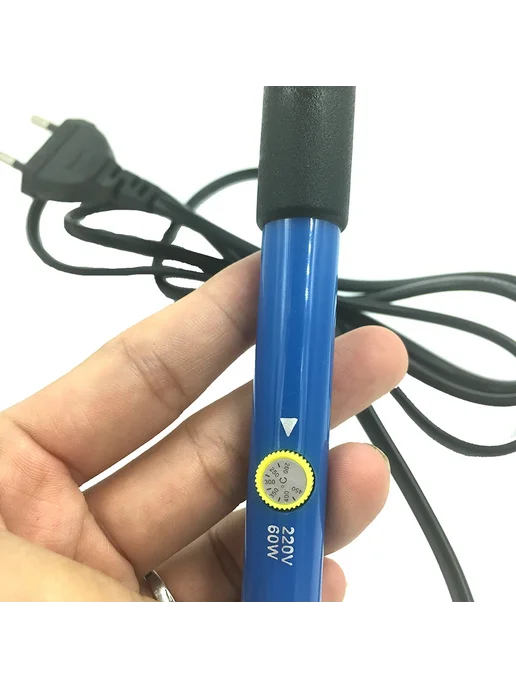 Нет бренда Электрический паяльник Lefavor 936 60 Вт США, 60W blue4, 60 Вт, 60 Вт, фото 6