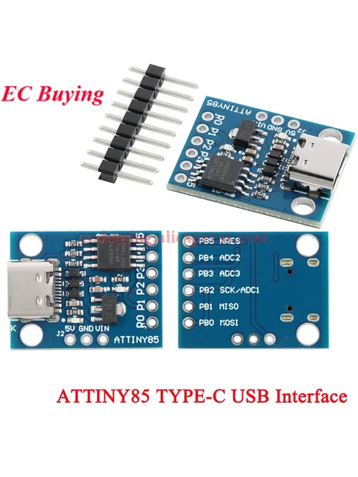 EC Buying Плата программирования ATTINT85 Micro USB 5pcs, 5 шт, фото 5