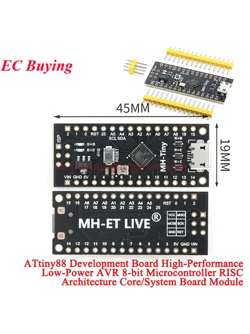 EC Buying Плата программирования ATTINT85 Micro USB 5pcs, 5 шт, фото 6