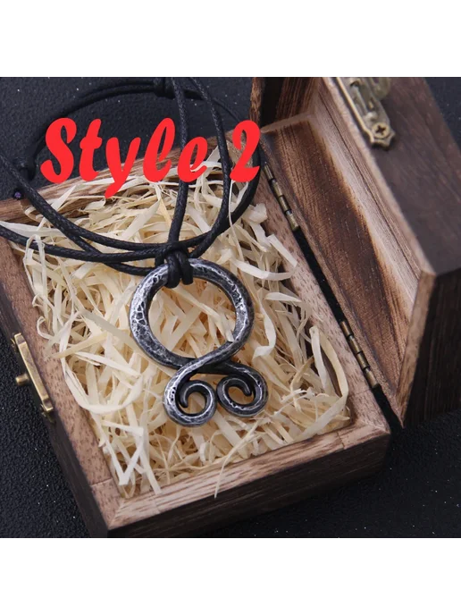 Vikings Jewelry Ожерелье мужское Viking Style 2, сталь, 50 см, вариант