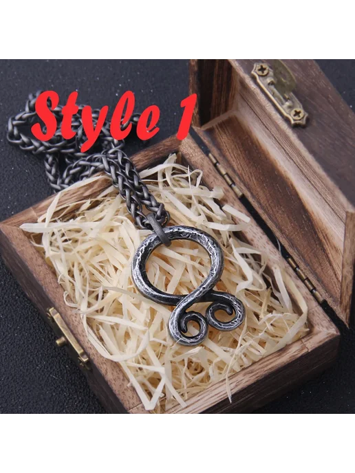 Vikings Jewelry Ожерелье мужское Viking Style 2, сталь, 50 см, вариант, фото 4