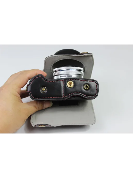 Cozyshot HQ Синтетическая кожа Чехол для Olympus OM-D E-M10 Mark IV Ч, коричневый, фото 7