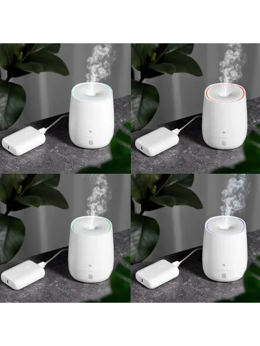 Xiaomi Аромадиффузор ультразвуковой 120мл, белый, 120 мл, фото 8