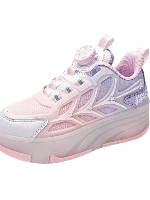 Heelys Кроссовки ролики для девочки мальчиков с подсветкой37, розовый, фото 7