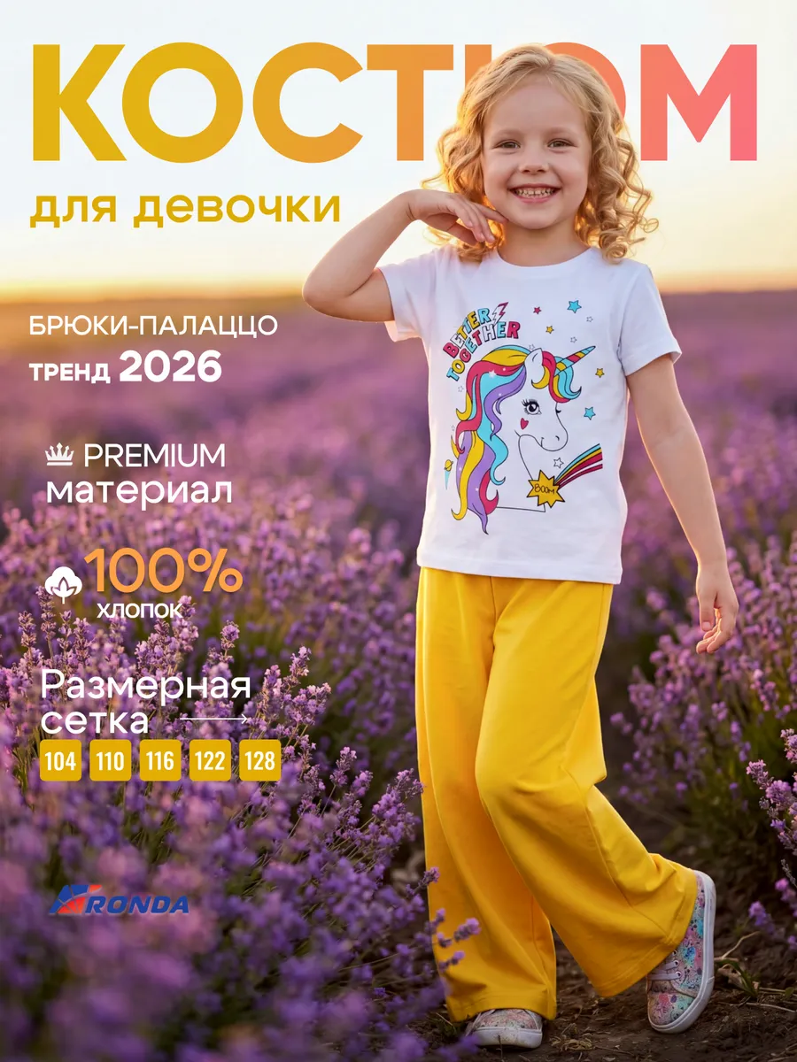 Брючный костюм в садик летний
