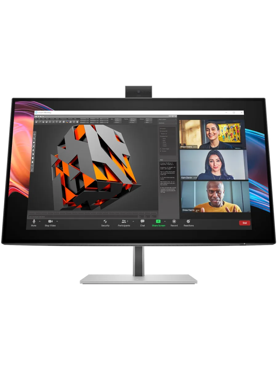 HP Монитор 27 Дюймов для офиса 4K 60Гц 727pm