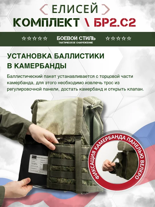 Боевой стиль Бронежилет Невский Бр2, С2 Комплект Елисей Цифра, зеленый, фото 8