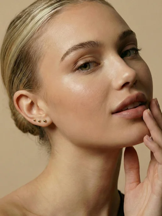 Europe Jewellery Штанга пирсинг серебро септум лабрет хеликс позолота, серебристый, фото 5