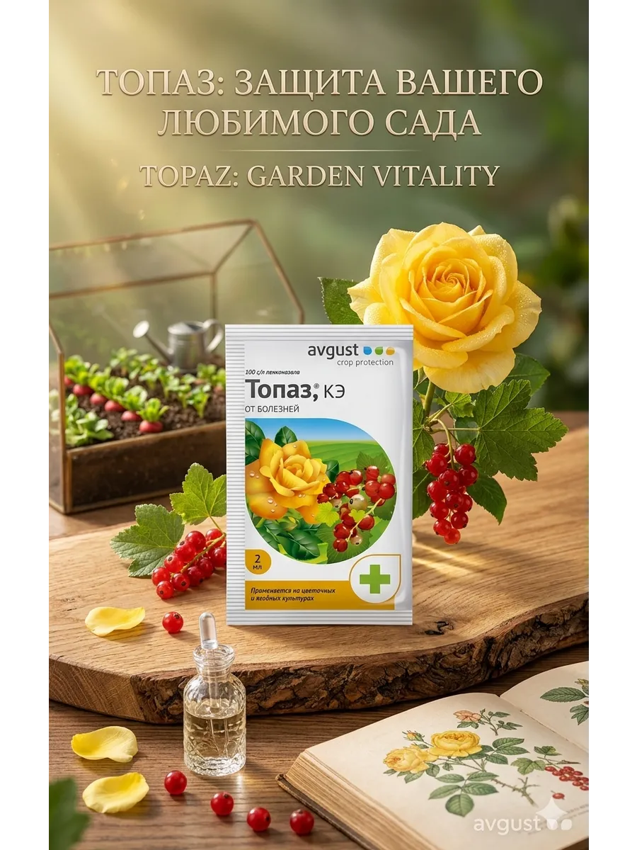 препарат для защиты растений Фунгицид Топаз (удобрение)