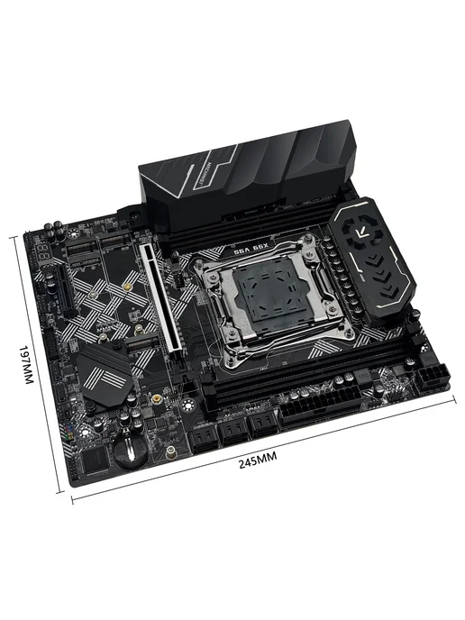 MAHCINIST x99 Материнская плата RS9 LGA2011-3 Xeon E5 v3 v4 DDR4 M-ATX, V9S DDR4 M-ATX +, фото 2