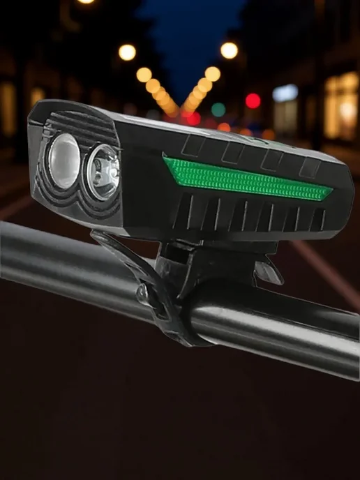 Solar Lamp Фонарь на велосипед и самокат на солнечной батарее, черный, фото 8