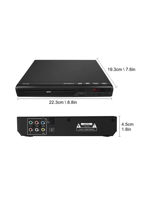 DVD-плеер с USB, AV-выходом и воспроизведением MP3, вариант, фото 8