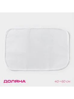 Доляна Белая сетка для глажения 40х60 см, 5 шт