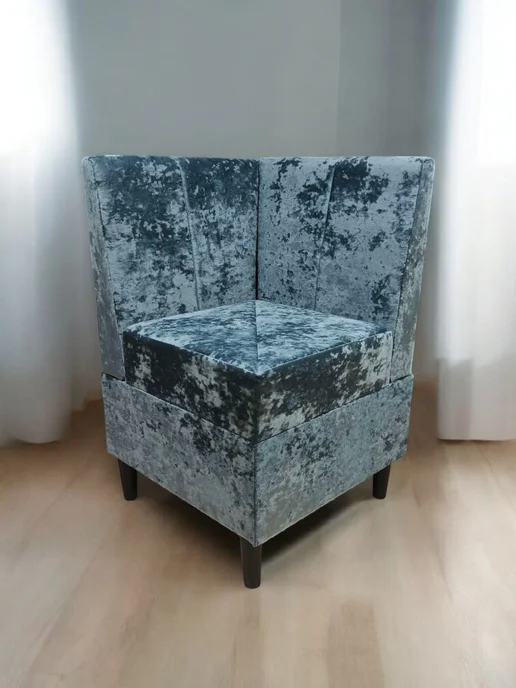 AlissAmebel Угловой модуль 50х50х80 см. мышино-серый, 50x50x80 см