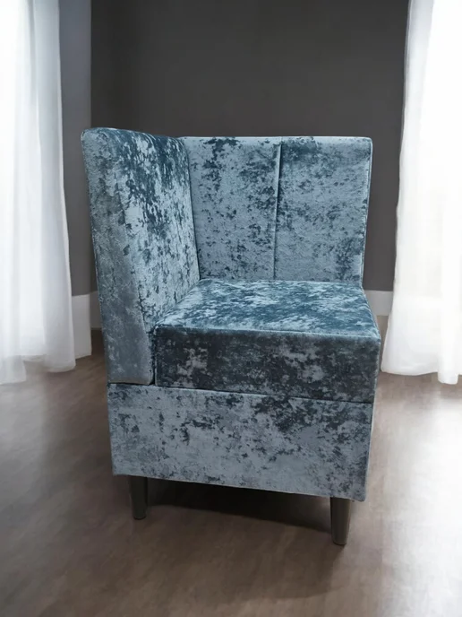 AlissAmebel Угловой модуль 50х50х80 см. мышино-серый, 50x50x80 см, фото 3