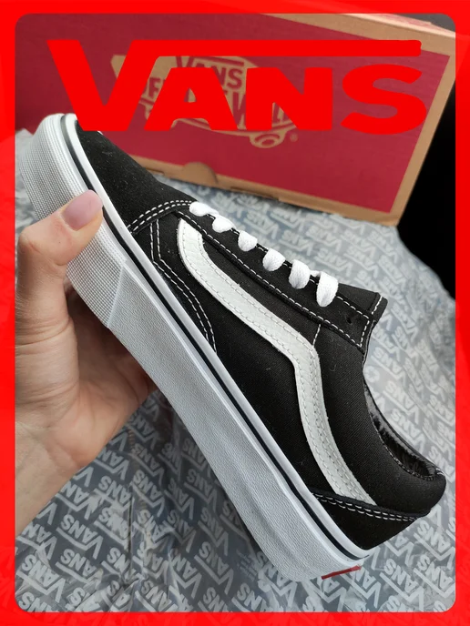 VANS / Кеды Кеды vans old school, черный, фото 2