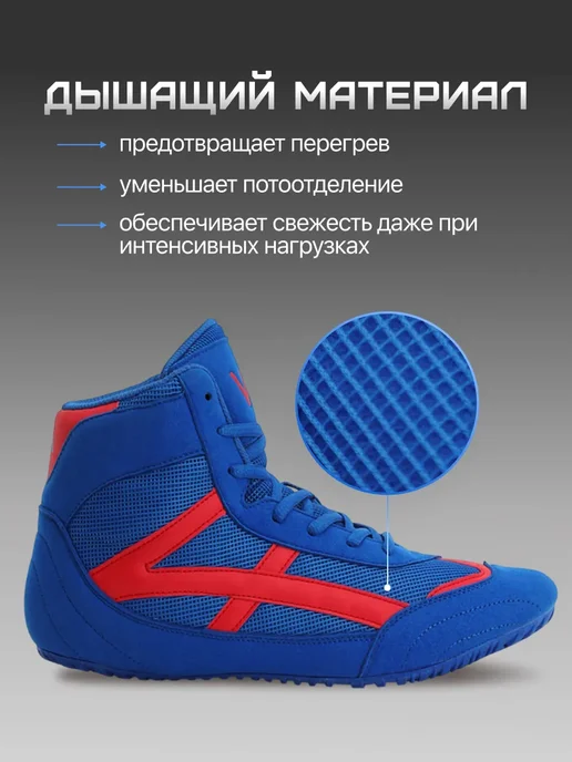 FN Борцовки для борьбы, синий, фото 2