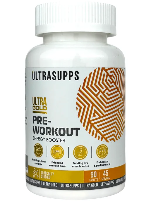 UltraSupps Предтренировочный комплекс, 90 капсул, вариант, фото 8