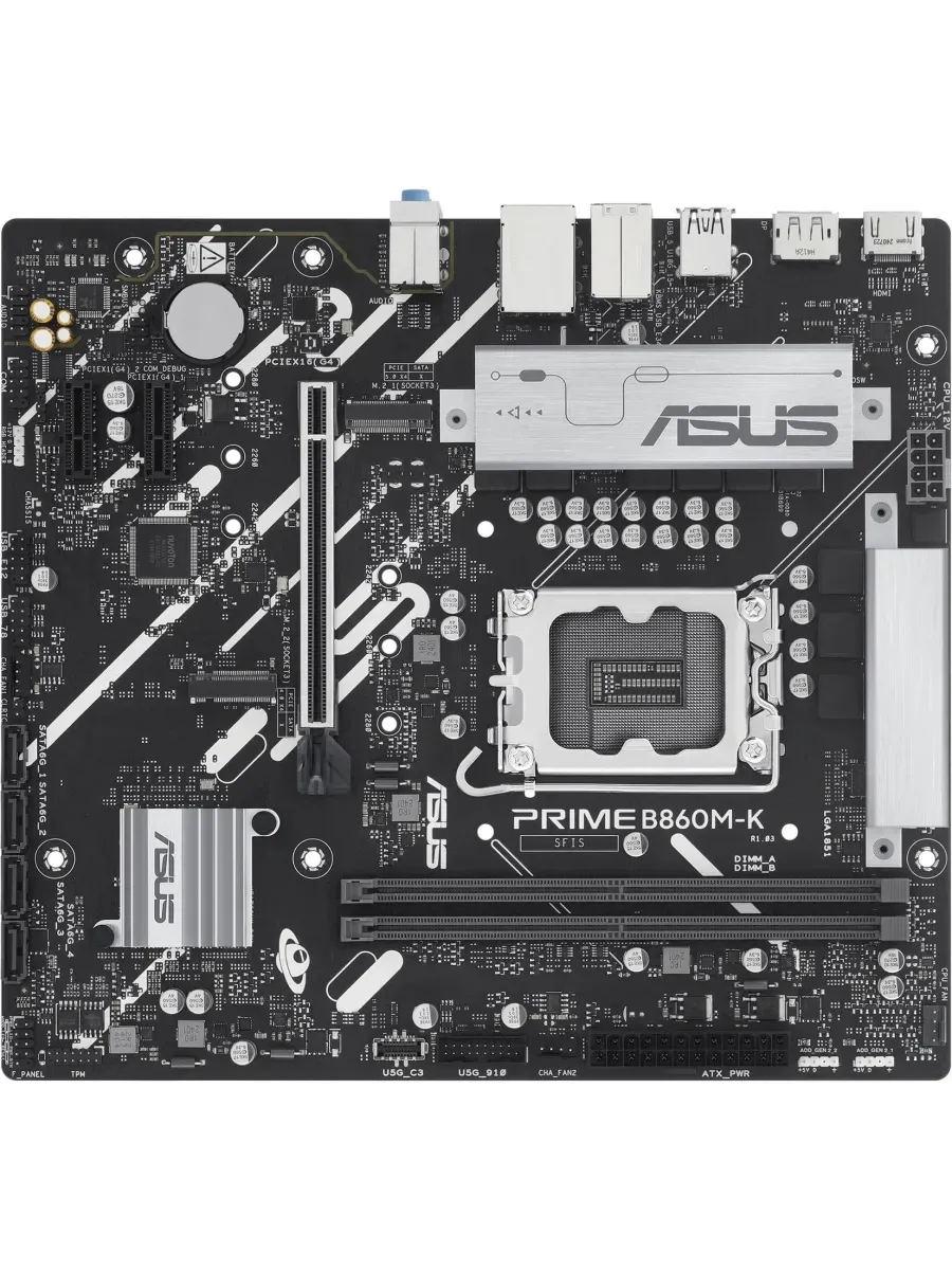 Материнская плата PRIME B860M-K Soc-1851 Intel B860 2xDDR5 Asus 961398431 купить за 26 020 ₽ в интернет‑магазине Wildberries