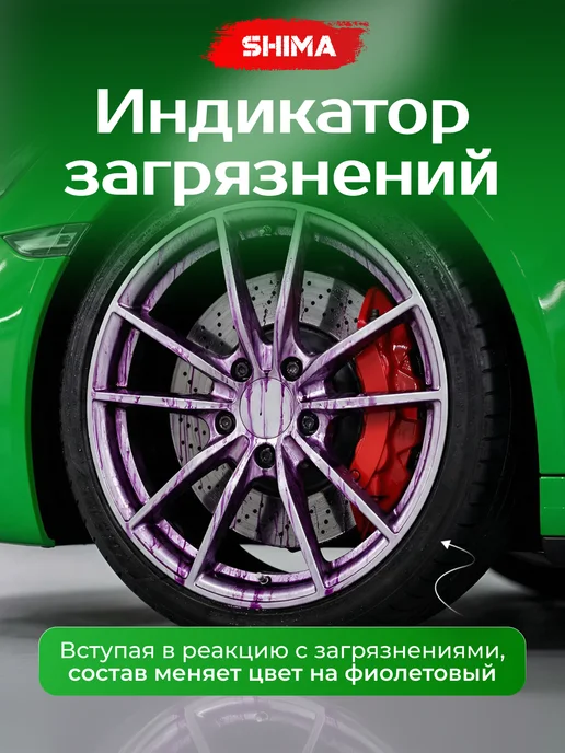 SHIMA Очиститель дисков и кузова DETAILER FERRUM BUBBLE GUM 5 л, 5 л, фото 3