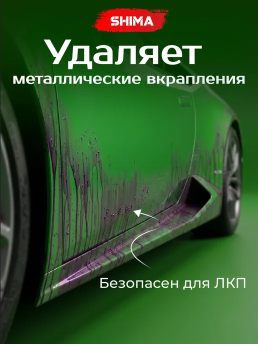 SHIMA Очиститель дисков и кузова DETAILER FERRUM BUBBLE GUM 5 л, 5 л, фото 5