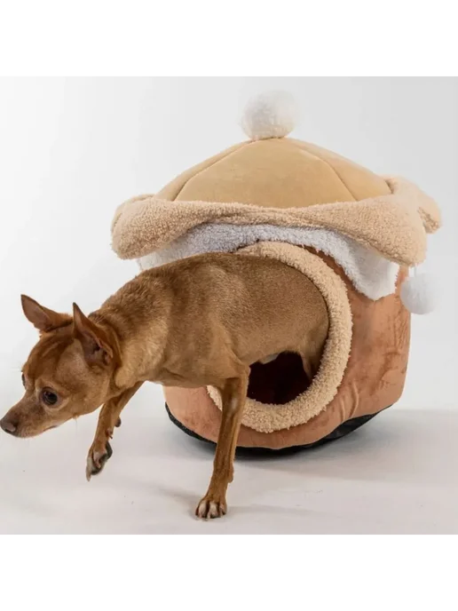 Домик для кошек и собак с игрушкой Family Pet 400х400х420, 400x400x420, фото 4