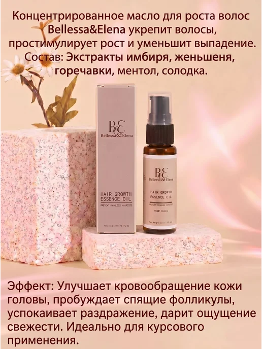 Bellessa&Elena Набор уходовой косметики за лицом и волосами, белый, фото 8