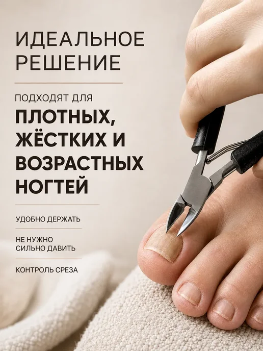 Xiaomi Кусачки для ногтей маникюрные и педикюрные, черный, фото 2