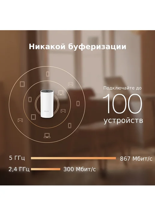 TP-link Mesh система wifi система Deco M4 (3-pack), вариант, фото 5