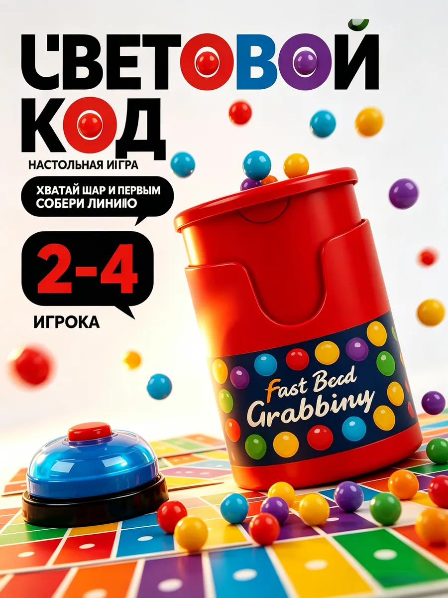 Настольная игра для всей семьи Color line Линия Цвета