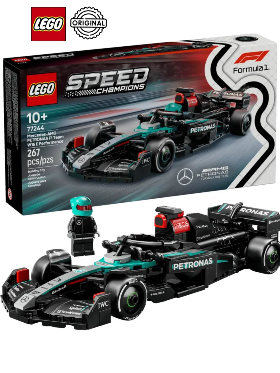 Конструктор Speed Champions 77244 Mercedes-AMG F1 W15