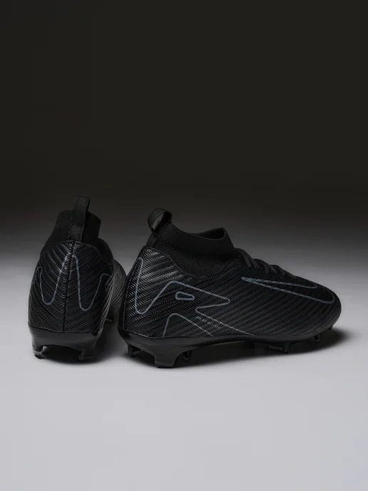 Nike Бутсы футбольные с шипами, черный, фото 3