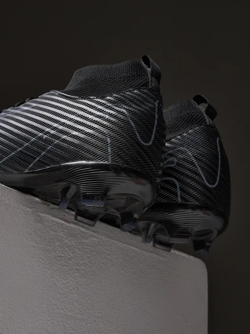 Nike Бутсы футбольные с шипами, черный, фото 8