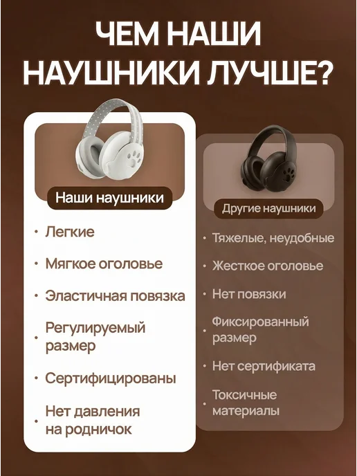 Наушники противошумные детские для сна, серый, фото 4