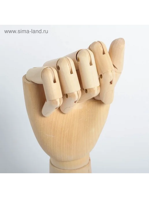 Деревянная рука для художественных работ, вариант