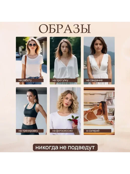 Стикини на соски одноразовые, 100 шт, 6 см Хаки, 100 шт, фото 5