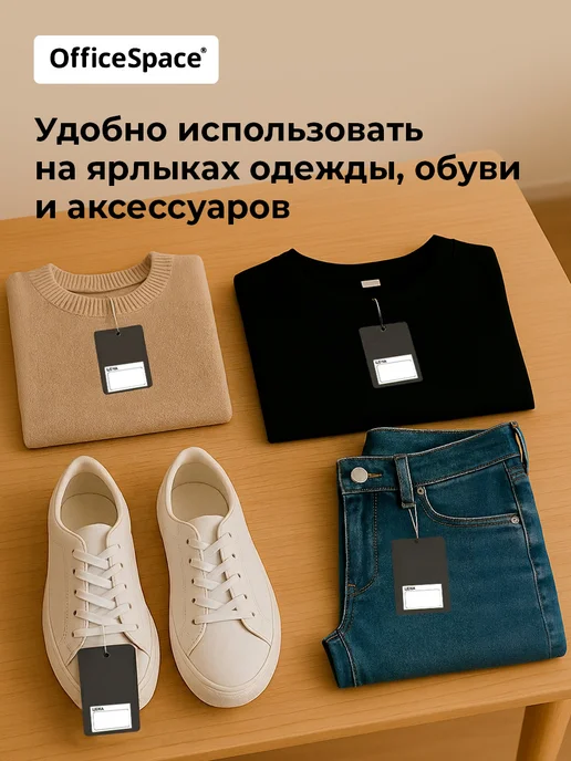OfficeSpace Ценники самоклеящиеся в рулоне 50х40 мм, торговые, вариант, фото 4
