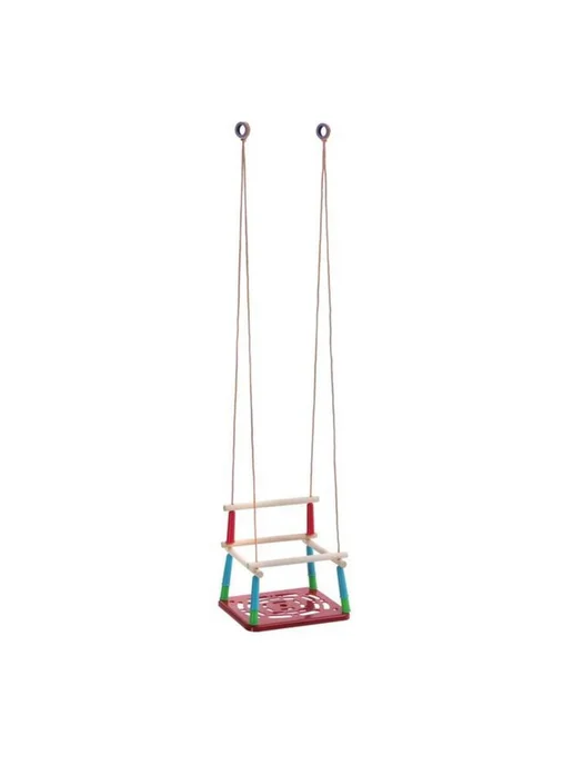 Нет бренда Подвесные качели пластиковые, сиденье 33x22 см, МИКС, 33x22 см