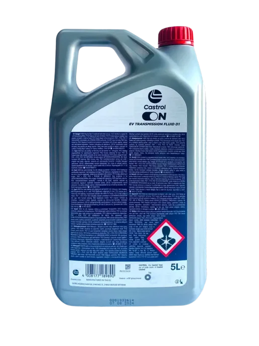 CASTROL Масло трансмиссионное ON EV Transmissiom Fluid D1, 5л 15F219, 5 л, фото 2