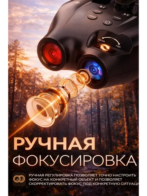 Прибор ночного видения 4х-20х, черный, фото 3
