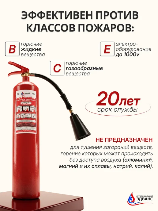Огнетушитель ОУ-2 ВСЕ, ОУ-5, фото 2
